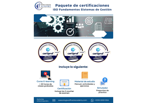 Paquete de Certificaciones ISO Fundamentos