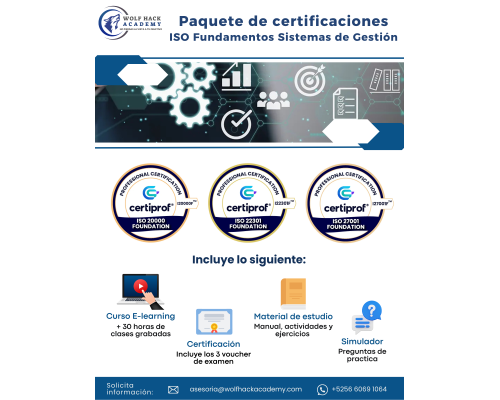 Paquete de Certificaciones ISO Fundamentos