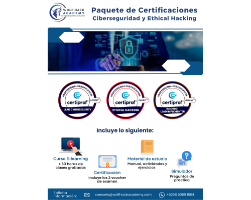 Paquete de Certificaciones Ciberseguridad