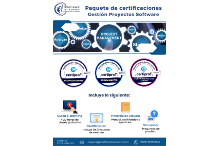 Paquete de Certificaciones Gestion de Proyectos Software